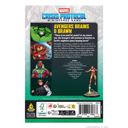 Atomic Mass Games Marvel: Crisis Protocol Avengers Brains & Brawn Character Pack Miniatures - View 3