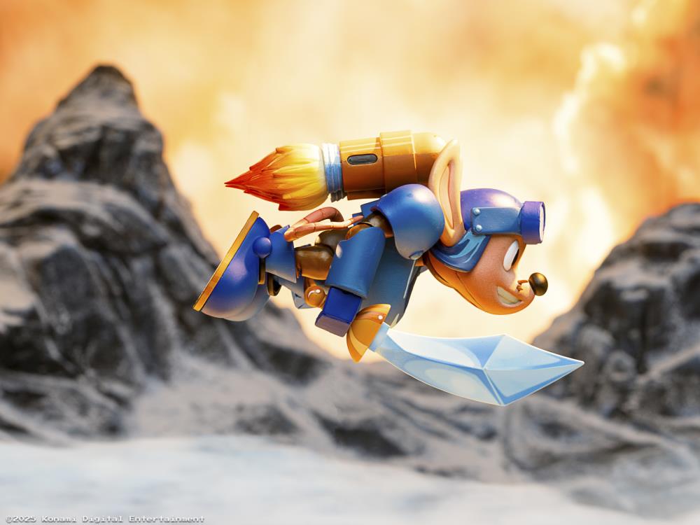 Premium DNA Rocket Knight Adventures Signature Collection Sparkster 1/12 Scale Action Figure - View 7