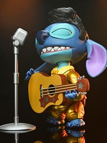 NECA Lilo & Stitch Ultimate Gold Suit Elvis Stitch Action Figure 7-Inch