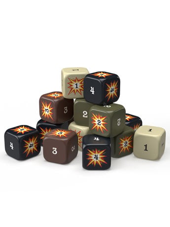Renegade Game Studios Axis & Allies 72 Hit Dice Set