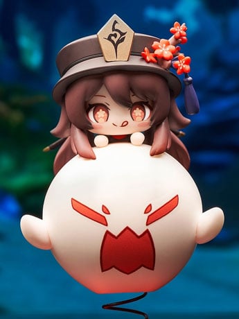 Apex Genshin Impact Hu Tao Springy Chibi Figure 4-Inch