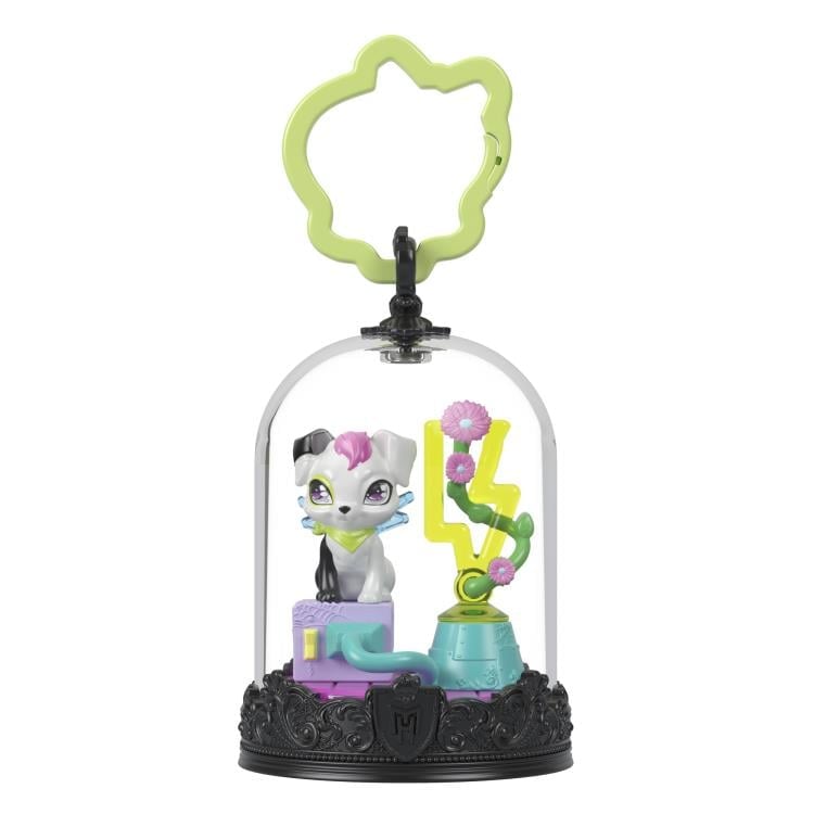 Mattel Monster High Box of 9 Random Pet Keychains, 3-Inch - View 9