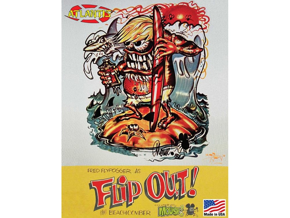 Atlantis Toy and Hobby Stanley Mouse Miller Fred Flypogger as Flip Out Plastic Model Kit - View 2