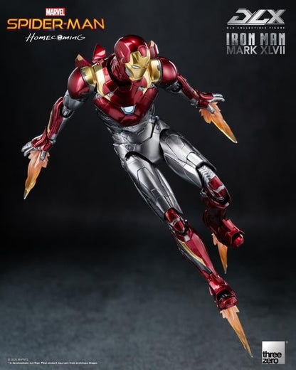 threezero Spider-Man: Homecoming DLX Iron Man Mark 47 1/12 Scale Action Figure - View 10