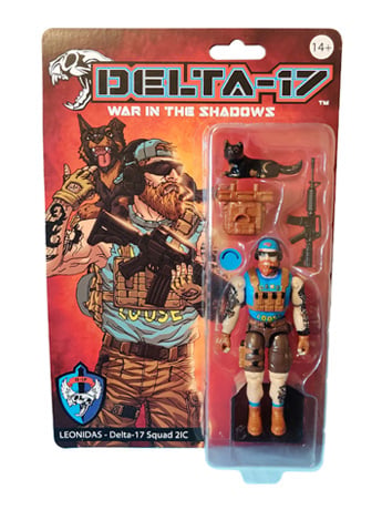 5by5 Toys Delta-17: War in the Shadows Leonidas Action Figure