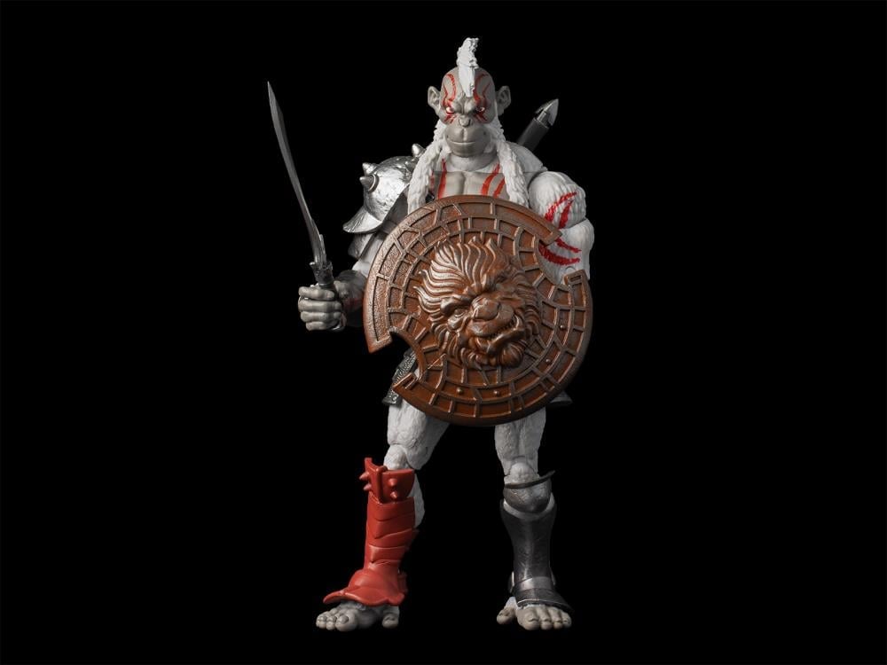 Spero Studios Animal Warriors of The Kingdom Primal Collection Gladiator Pale 6.5-Inch Action Figure - View 3
