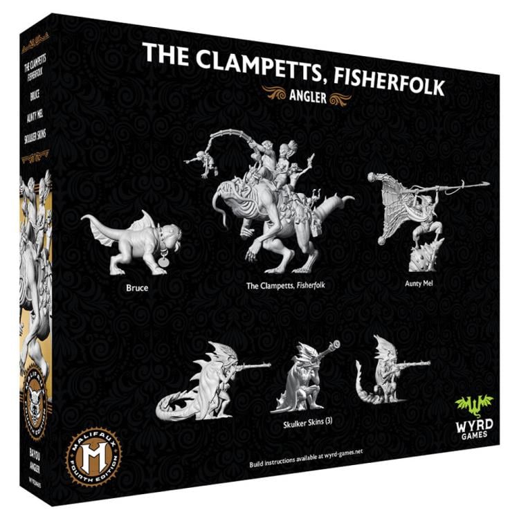 Wyrd Games Malifaux Fourth Edition The Clampetts, Fisherfolk Miniatures Set - View 4