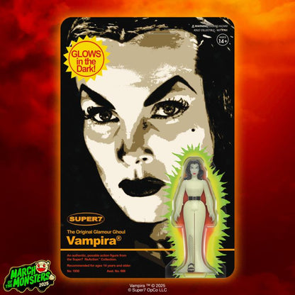 Super7 Vampira ReAction Vampira (Monster Glow Ver.) Action Figure - View 3