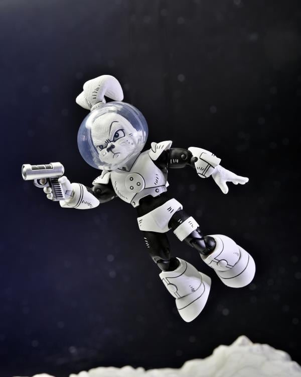 NECA Usagi Yojimbo Space Usagi Yojimbo (Black and White Ver.) Action Figure - View 5