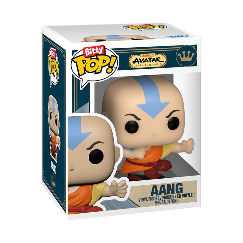 Funko Bitty Pop! Avatar: The Last Airbender Aang and Katara Four Kingdoms Bitty Box Vinyl Figure Set - View 6