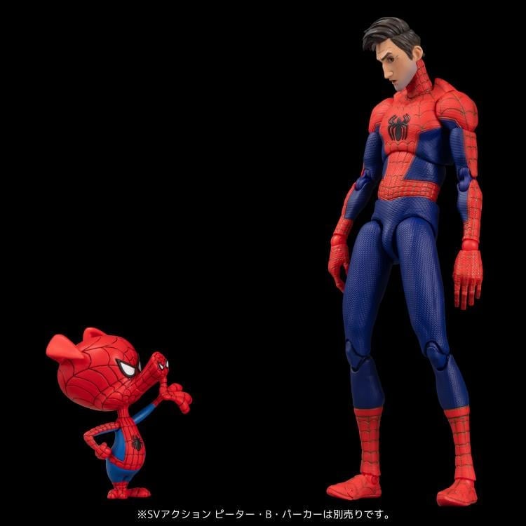 Sentinel Spider-Man: Into the Spider-Verse SV-Action Spider-Gwen and Spider-Ham Plastic Figure Set - View 18