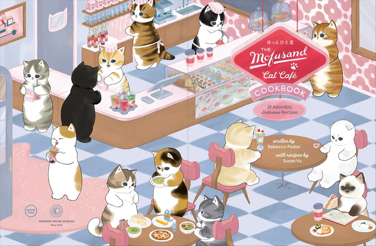 The Mofusand Cat Cafe Cookbook from Penguin Random House - View 3