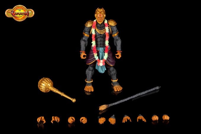 The Hierophant Entertainment Legends of the Ramayan Sugriva 1/12 Scale Action Figure 8-Inch - View 6