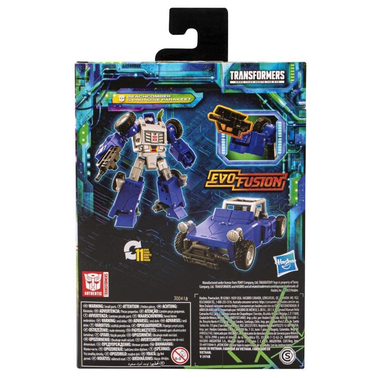 Hasbro Transformers: Legacy Evolution Deluxe Class Beachcomber and Paradise Parakeet Action Figure - View 15
