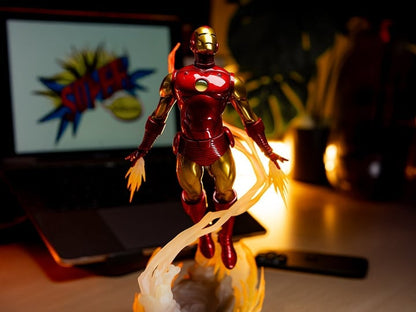 Galaxias Marvel Desktop Supers Iron Man (Classic Edition) 1/8 Scale PVC Figure, 12-Inch - View 2