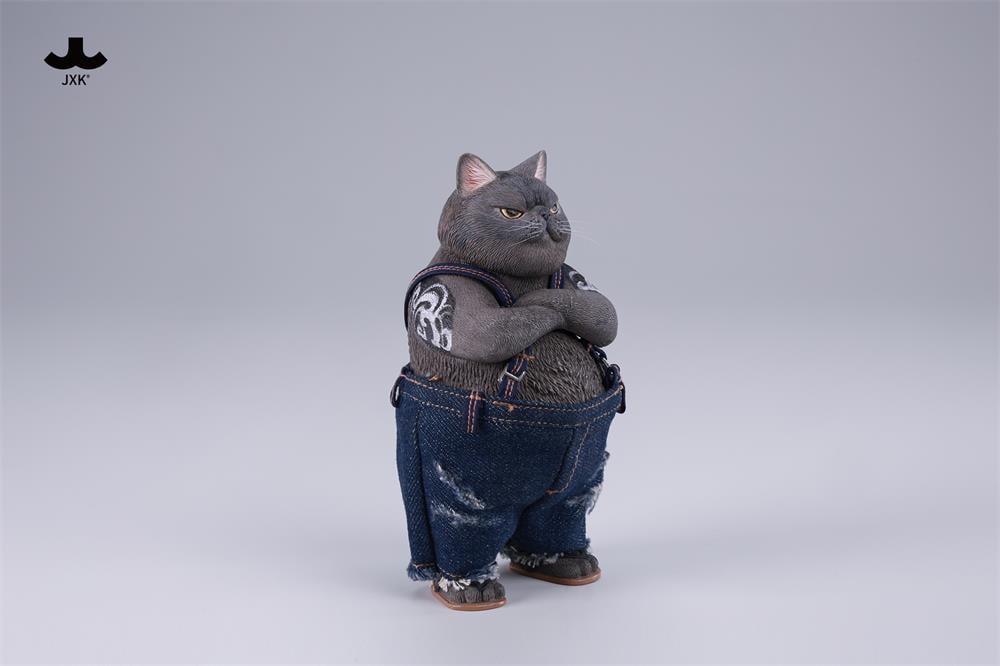 JxK.Studio Tough-Guy Cat (Ver. C) 4.5-Inch Resin Figure - View 6