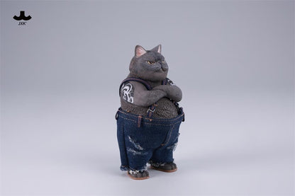 JxK.Studio Tough-Guy Cat (Ver. C) 4.5-Inch Resin Figure - View 6