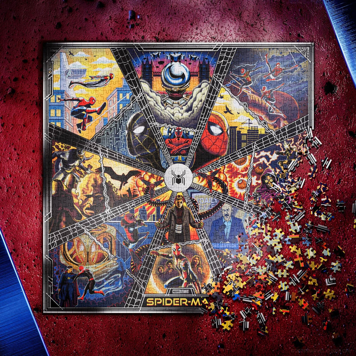 Theory11 Marvel Spider-Man Premium Jigsaw Puzzle with Spider-Man Artwork, 25.6 Inches - View 9