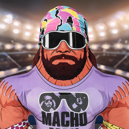 Uncanny Brands "Macho Man" Randy Savage Bleacher Buddy 24-Inch Plush - View 3