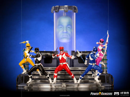 Iron Studios Mighty Morphin Power Rangers Battle Diorama Series Black Ranger 1/10 Scale Limited Edition Statue - View 16