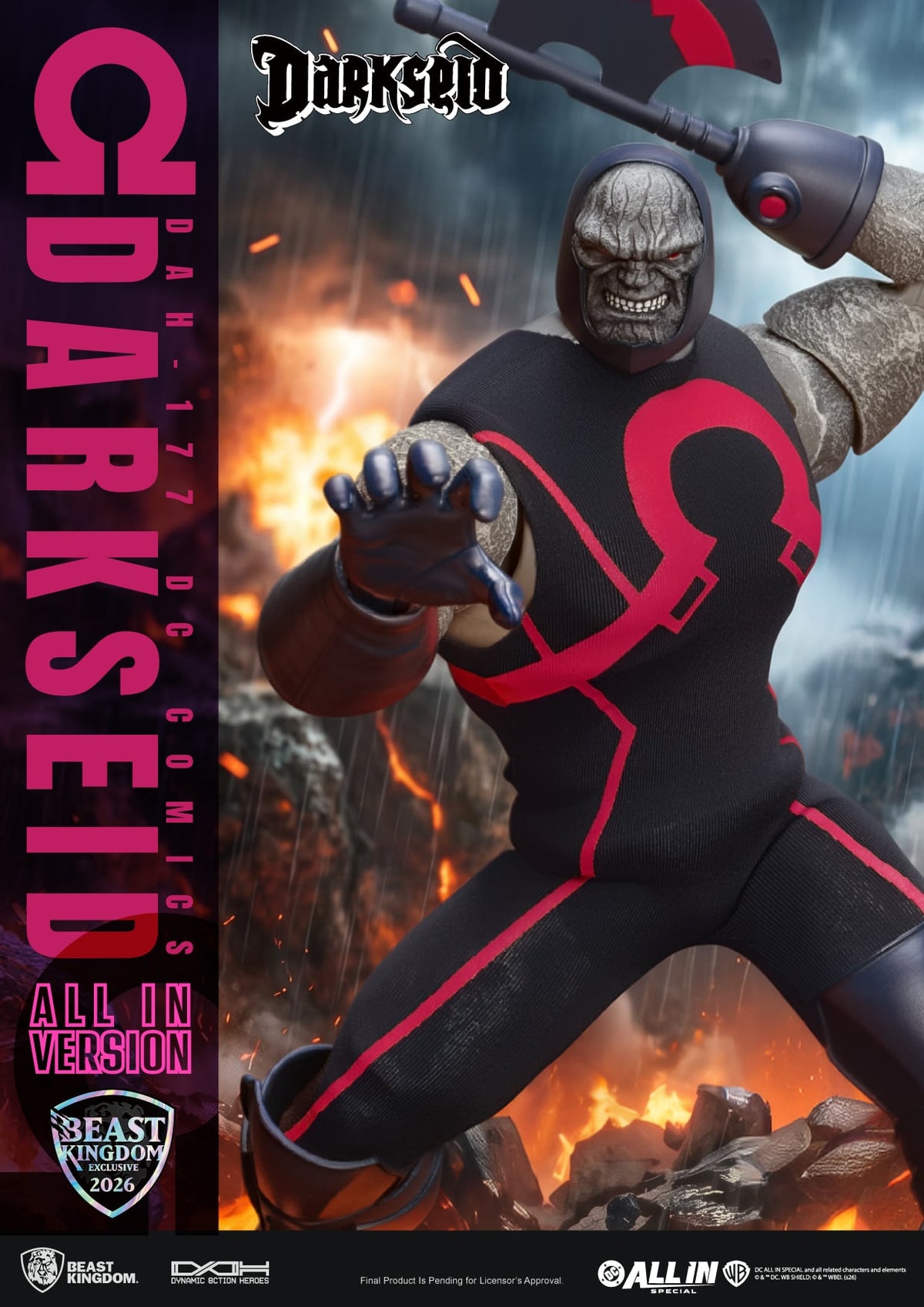 Beast Kingdom DC Comics Dynamic 8ction Heroes DAH-177 Darkseid (All In Ver.) SDCC 2026 Exclusive 8-Inch Action Figure - View 9