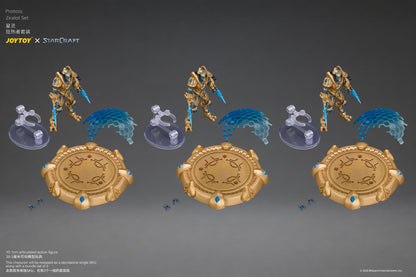 JoyToy StarCraft Protoss Zealot 1/25 Scale 4-Inch Action Figure Set - View 8