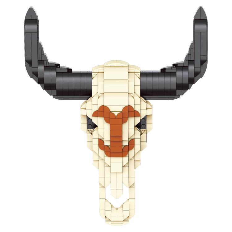 Brickcraft Yellowstone Steer Skull Display Building Set (12-Inch) - View 9