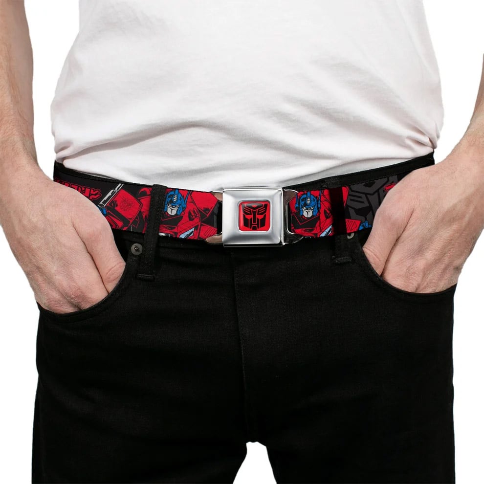 Buckle-Down Inc Transformers Optimus Prime Seatbelt Belt 1.5-Inch Wide - View 5