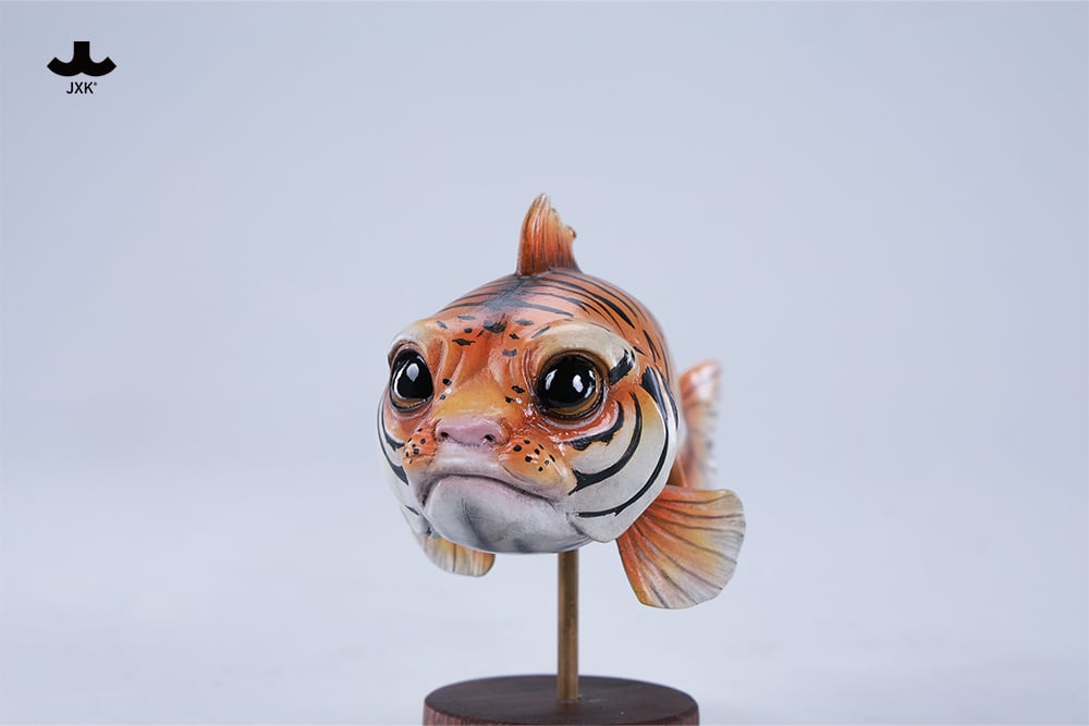 JxK.Studio Tiger-Growl Fish 4.3-Inch Resin and Metal Figure - View 10