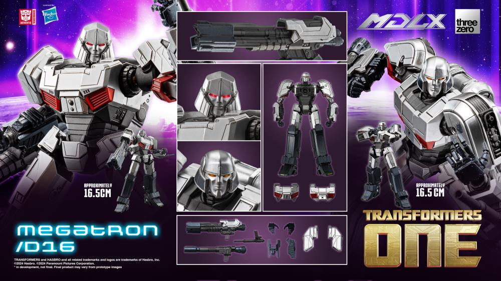 threezero Transformers: One MDLX Articulated Figure Series Megatron/D16 6.3-Inch Action Figure - View 19