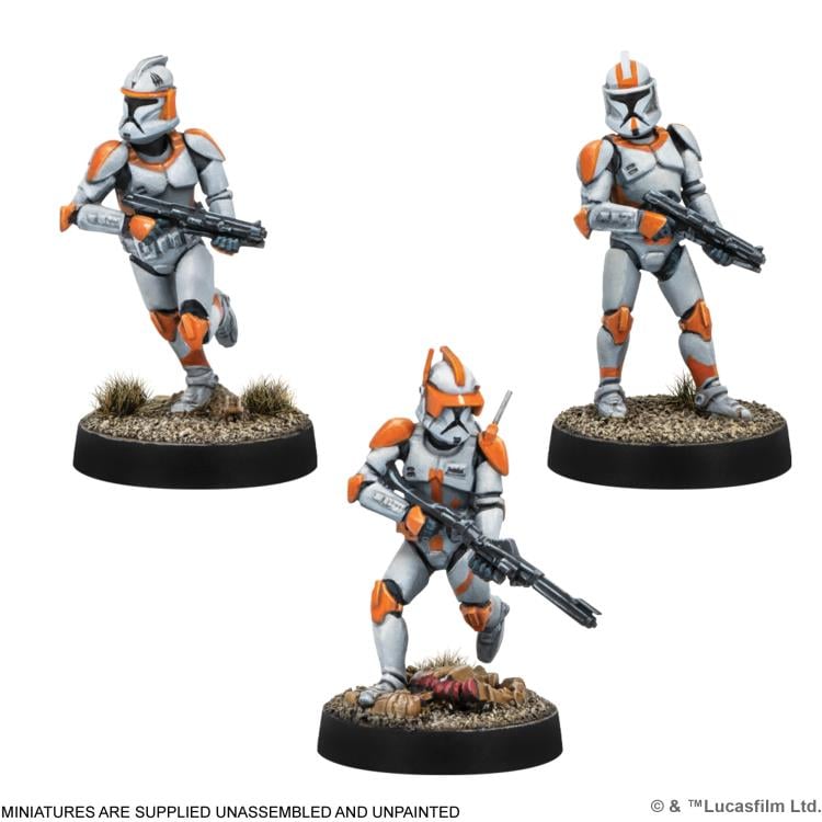 Atomic Mass Games Star Wars: Legion Clone Commander Cody Character Expansion with Waxer and Boil - View 4