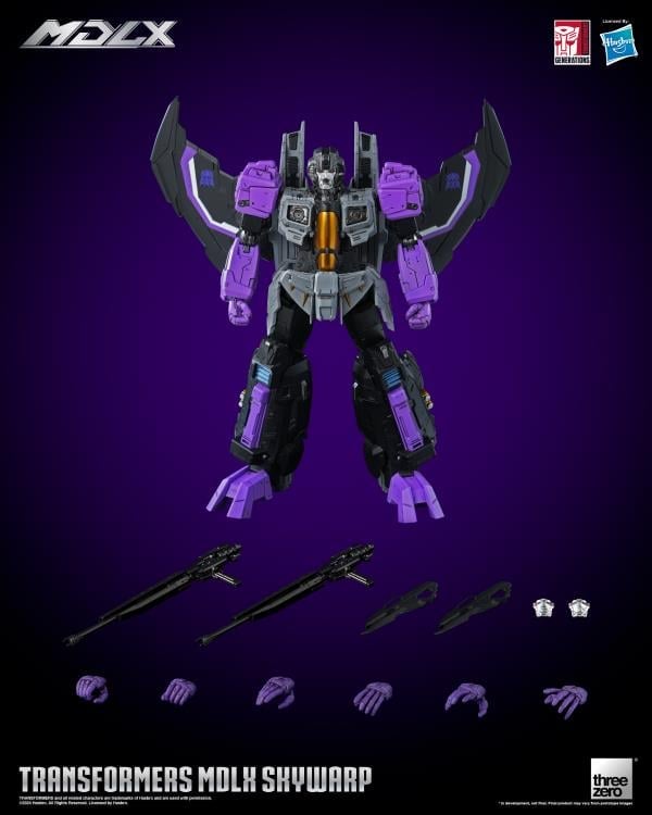 threezero Transformers MDLX Articulated Figure Series Skywarp 7.8-Inch Action Figure - View 24