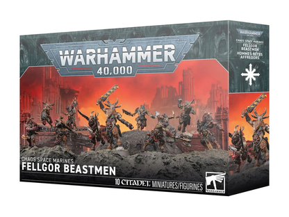 Games Workshop Warhammer 40,000 Chaos Space Marines Fellgor Beastmen Citadel Plastic Miniature Set - View 2