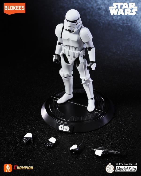 Blokees Star Wars Champion Class 02 Stormtrooper Model Kit in PVC and ABS - View 5