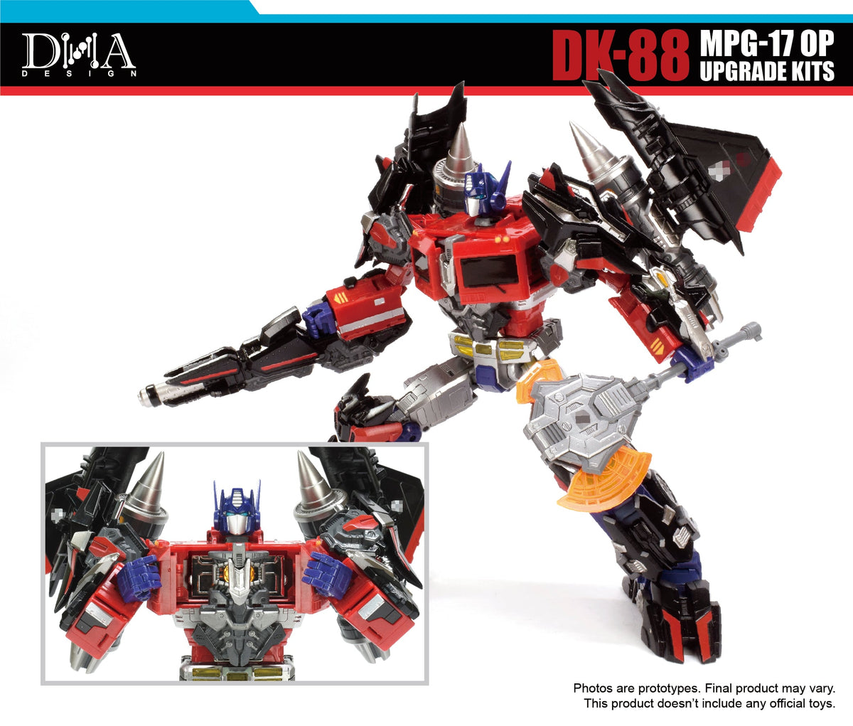 DNA Design DK-88 MPG-17 OP Upgrade Kit Model Kit for Customizing Builds - View 7