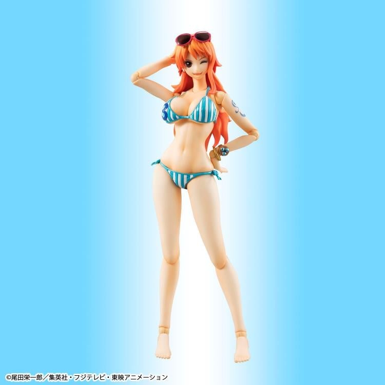 MegaHouse One Piece Variable Action Heroes Nami Summer Vacation Ver. Action Figure (Reissue) - View 4