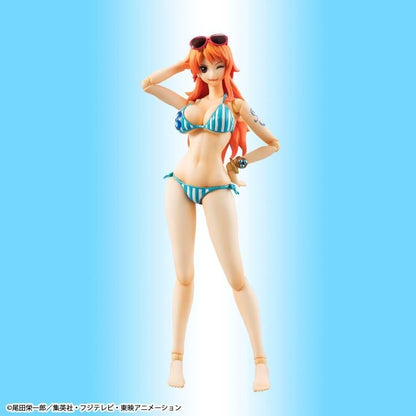 MegaHouse One Piece Variable Action Heroes Nami Summer Vacation Ver. Action Figure (Reissue) - View 4