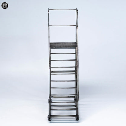 MMMToys Mobile Work Platform Ladder 1/6 Scale Diorama Accessory, 18-Inch Metal - View 4