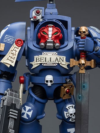 JoyToy Warhammer 40K Ultramarines Terminators Sergeant Bellan 1/18 Scale Action Figure