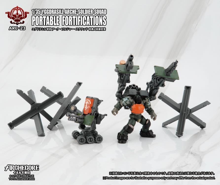 Toys Alliance Archecore ARC-23 Yggdrasill Arche-Soldier Squad Portable Fortifications Set - View 11