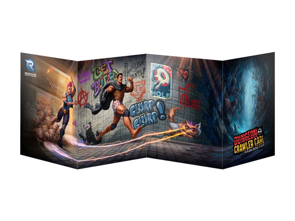 Renegade Game Studios Dungeon Crawler Carl Roleplaying Game GM Screen - View 2