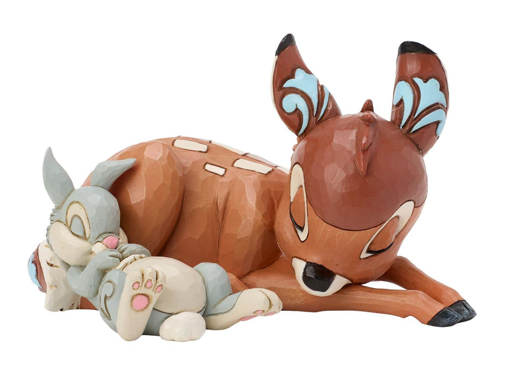 Enesco Disney Traditions Jim Shore Bambi and Thumper Sleeping Resin Figurine - View 2