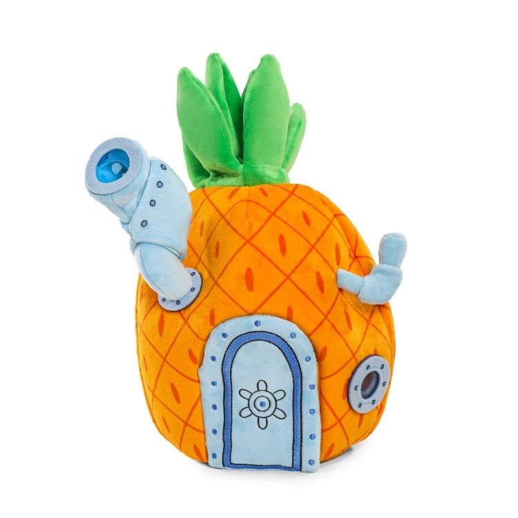 Kidrobot SpongeBob SquarePants Pineapple 13-Inch Interactive Plush with SpongeBob and Gary - View 4