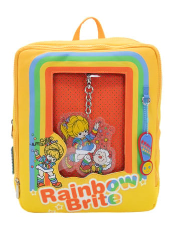 Whatever Rainbow Brite Vintage Box Pin Trading Backpack, 12-Inch