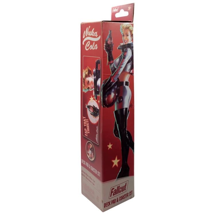 Fanattik Collectibles Fallout Nuka Cola XL Desk Pad and Coaster Set - View 8