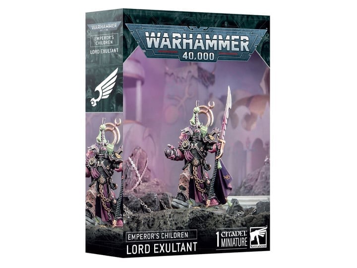 Games Workshop Warhammer 40,000 Emperor's Children Lord Exultant Citadel Plastic Miniature - View 2
