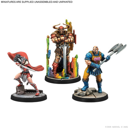 Atomic Mass Games Marvel: Crisis Protocol Asgardians Starter Set Miniatures - View 7