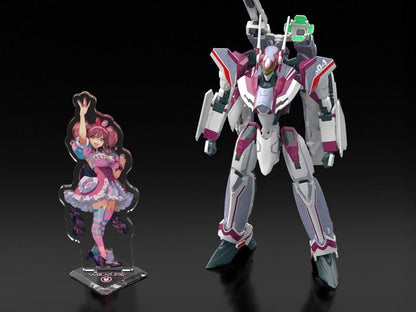 Bandai Macross Delta HG VF-31C Siegfried (Mirage Farina Jenius) 1/100 Scale Deluxe Model Kit Set - View 2