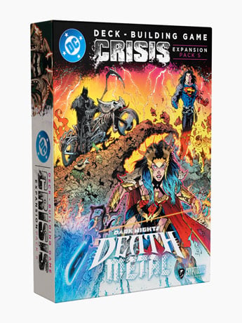 Cryptozoic DC Comics Deck-Building Card Game: Death Metal Crisis Expansion