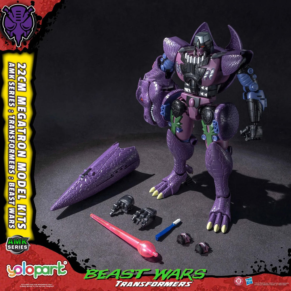 Yolopark Transformers: Beast Wars AMK Series Megatron 8.6-Inch Model Kit - View 25